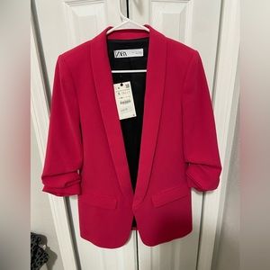 Zara Hot Pink Blazer